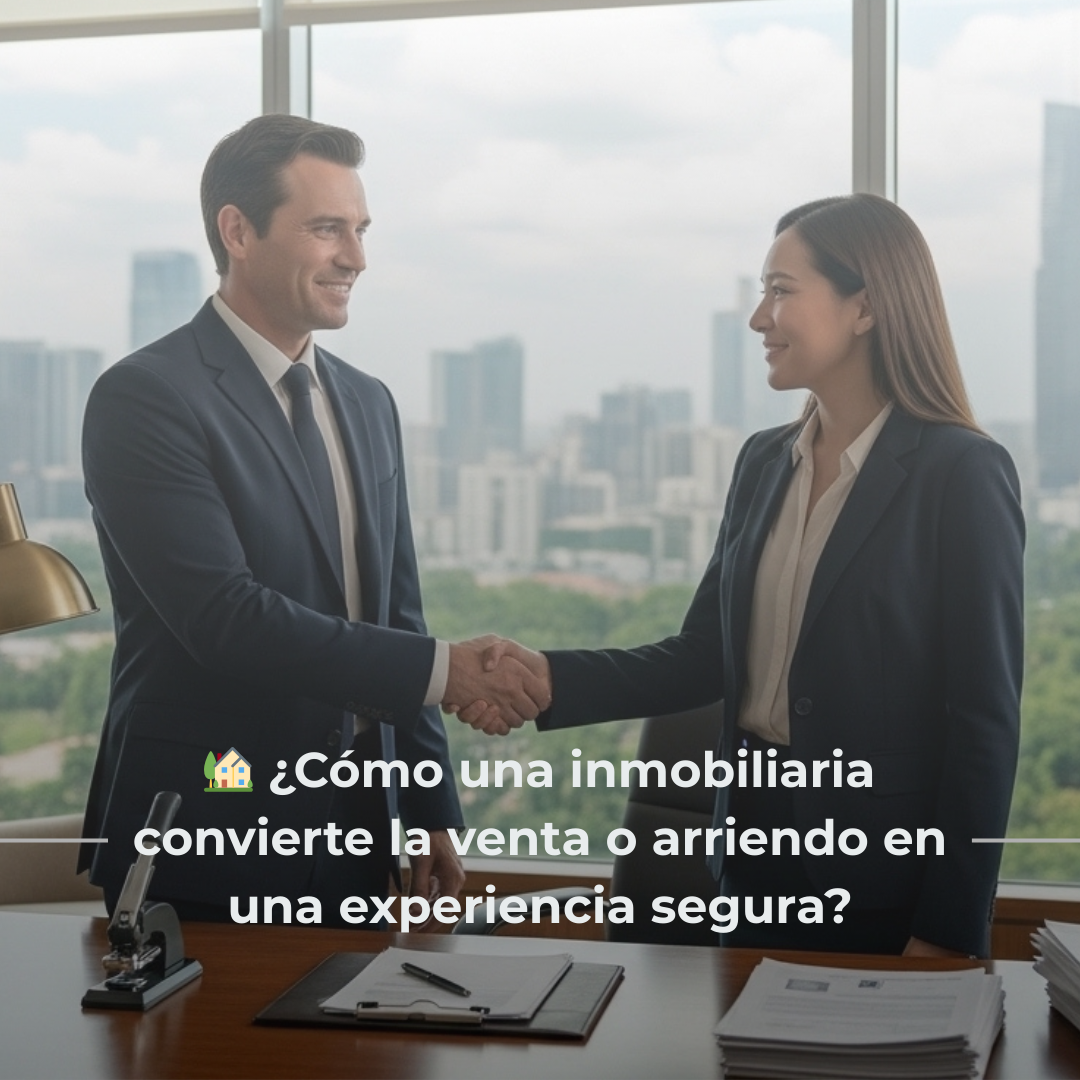 🏡 Cómo una inmobiliaria convierte la venta o arriendo en una experiencia segura